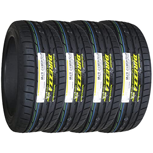 ダンロップ(DUNLOP) サマータイヤ DIREZZA DZ102 215/45R17 87W 4本セット [並行輸入品]